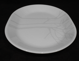 ❤️ Corelle FROST 12x10 SERVING PLATTER Chop Plate White Trees Silver Moonbeams