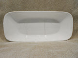 ❤️ Corelle WHITE FROST 10x5 Rectangular Appetizer Serving Plate SNOW WINTER TREES