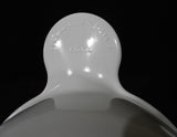 ❤️ NEW CorningWare WHITE 15-oz GRAB-IT BOWL & Sheer COVER Pyroceram Tab Handle