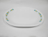 Corelle HAWAIIAN *Choose SERVING PLATTER or 1 Qt BOWL Turquoise Frangipanis NEW