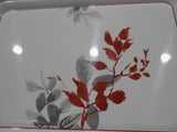 Corelle KYOTO LEAVES Melamine RECTANGULAR TRAY Serving 19x11 Japanese Watercolor