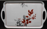 Corelle KYOTO LEAVES Melamine RECTANGULAR TRAY Serving 19x11 Japanese Watercolor