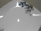 ❤️ CORELLE Square KYOTO NIGHT 10.5" DINNER PLATE *Japanese Garden Blue Gray Leaf