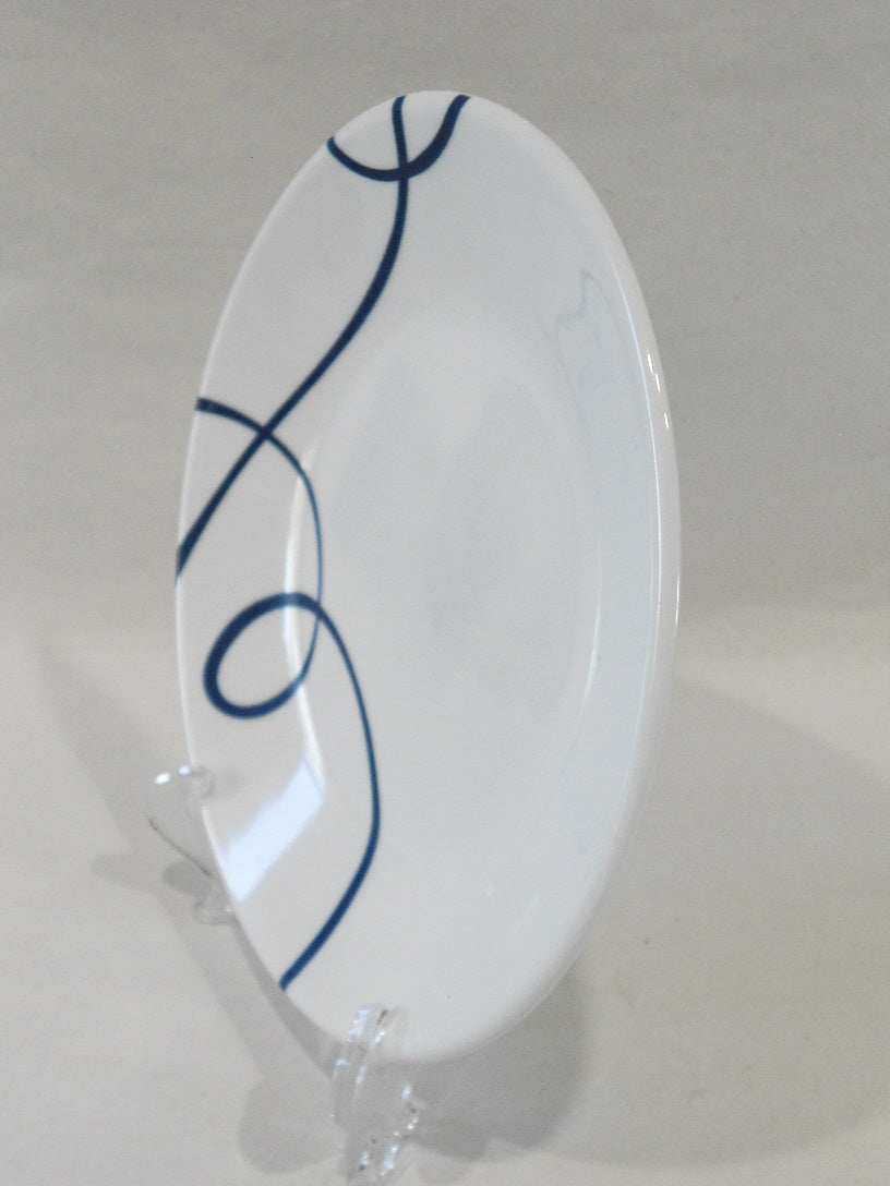 ️ Corelle LIA 6.75" APPETIZER PLATE Bread Pie Side Dish / Cobalt Blue