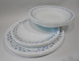 ❤️ New 12-pc Corelle LILAC BLUSH DINNERWARE SET Plates Bowls *Purple Blue Floral