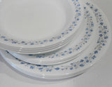 ❤️ New 12-pc Corelle LILAC BLUSH DINNERWARE SET Plates Bowls *Purple Blue Floral