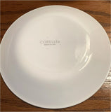 ❤️ Corelle MADELINE Round 6.75" Appetizer BREAD PLATE Dessert White Embossed Floral