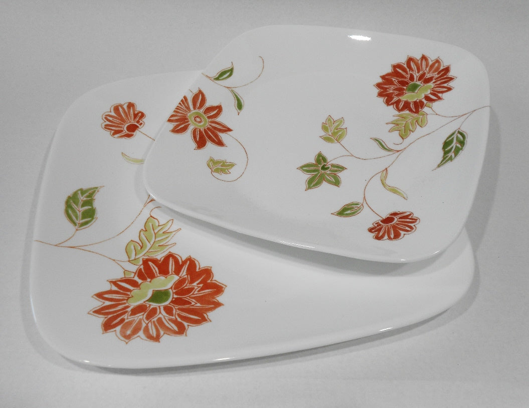 Corelle Plates Happy Days Corelle Floral Corelle Happy Days