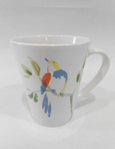 ❤️ 1 Corelle Impressions MAVIS SONG 10-oz MUG Stoneware Cup *England Thrush Birds