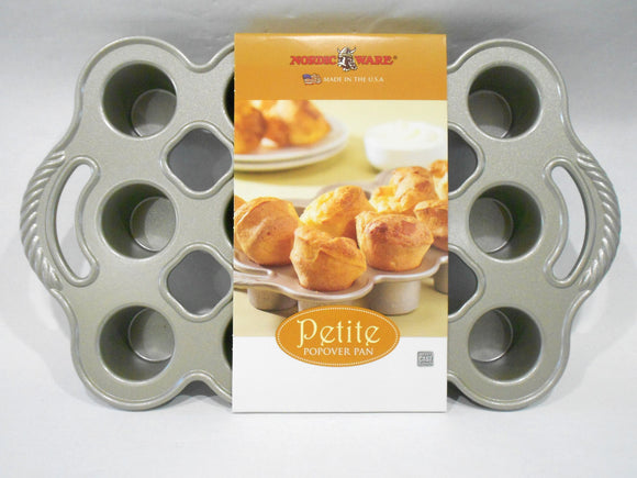 🍂New NORDICWARE PETITE POPOVER PAN 12 Muffin Bread Cupcake Pastry Cast Aluminum