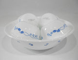 ❤️ 5-pc Corelle PROVINCIAL BLUE SNACK SET 1-Qt Serving Bowl & 6-oz Ramekin Cups