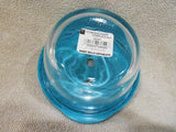 NEW 8200 PYREX PRO Storage 1.67 Cup Round Dish & TURQUOISE Cover *NO VENT TAB