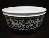 ❤️ 1 PYREX 4-Cup ANGEL HORSE Storage BOWL Nordic Winter Holiday *CHOICE OF COLOR