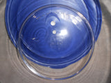 New PYREX Pro Deluxe ROUND 12 Cup / 3 Qt DISH & COVER 10" x 3.5" Royal BLUE 8202