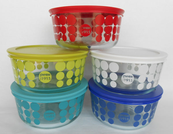 PYREX 4 Cup SUMMER FUN Glass Storage Bowl *BEACH LIGHTHOUSE