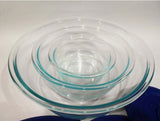 6-pc PYREX PRO 3-Qt, 5-Cup, 1.67-Cup Storage Bowls & Vent Covers BRIGHT BLUE