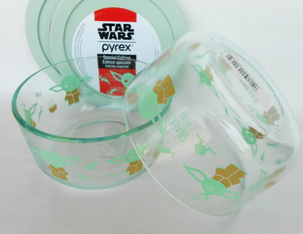 NEW Pyrex Star Wars Darth Vader Pyrex 4-cup Storage Bowl’s Set Of 2