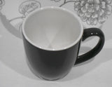 ❤️ New CORELLE Coordinates REMINISCE 13-oz MUG Stoneware Cup Gray / White