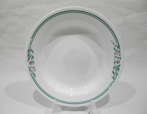 ❤️ NEW Corelle ROSEMARIE 15-oz BOWL Flat Floral Rimmed Shallow Soup Plate Floral Spray