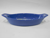 ❤️ NEW 1 Corning Creations 12-oz SAPPHIRE BLUE Stoneware AU GRATIN Dish