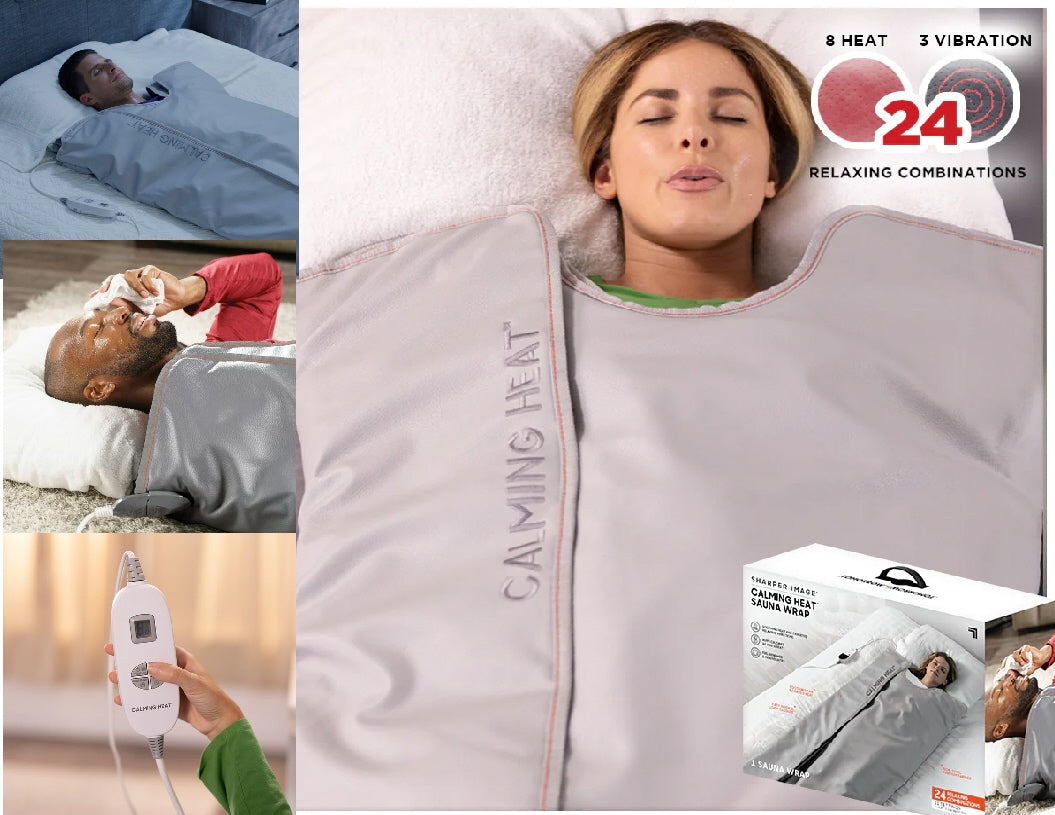 Sharper Image FULL BODY SAUNA WRAP Spa-Like Infrared Calming Heat M Tarlton Place Sharper Image FULL BODY SAUNA WRAP Spa-Like Infrared Calming Heat M Tarlton Place