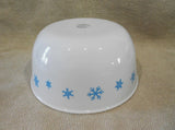 ❄️HTF Corelle BLUE SNOWFLAKES 28-oz Super SOUP BOWL 6.25"x3" Turquoise Winter