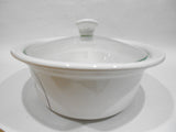 ❤️ CORELLE Corningware 2-Qt SPLENDOR Oval 13x9 Stoneware Roaster Casserole Dish