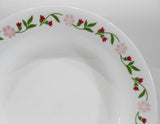 ❤️ 1 Corelle Corning SPRING PINK 15-oz PASTA SOUP BOWL 8.5" Flat Rim Plate Red Floral