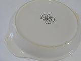 ❤️ HTF Corelle TEXTURED LEAVES PIE PLATE Sandstone Stoneware Handles Deep Dish