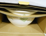 ❤️ 3-pc Corning Corelle TEXTURED LEAVES Stoneware MIXING & SERVING BOWL SET