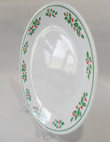 ❤️ NEW 1 Corelle WINTER HOLLY 10.25" Dinner PLATE 1991 Green Band Christmas Holiday