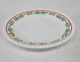 ❤️ Corelle WINTER HOLLY 6.75" BREAD Dessert PLATE *CHRISTMAS Holiday Red Green