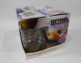 ❤️ NEW 4 Corelle Coordinates WISTERIA 7-oz JUICE GLASSES *Purple Floral & Vines