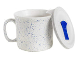 MARINE MARBLE or SPECKLED BLUE 20-oz MEAL MUG Corningware Stoneware Pop-Ins