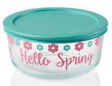 PYREX 4 Cup Pink EASTER Bunny Peeps Blue Floral *HIPPITY HOPPITY or HELLO SPRING