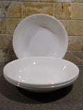 4 Corelle Market Street LANEA WARM WHITE 13-oz PASTA BOWLS Ivory Shallow Meal