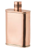 *New JACOB BROMWELL 9-oz VERMONTER FLASK 4 x 3 Screw Top Authentic Pure Copper