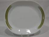 Corelle Joy Manago STROKES 12x10 SERVING PLATTER Plate *Apple Green or Sand Tan