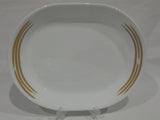 Corelle Joy Manago STROKES 12x10 SERVING PLATTER Plate *Apple Green or Sand Tan