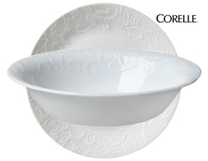 Corelle BOUTIQUE Bella Faenza 18-oz SOUP CEREAL BOWL *Old English Garden Scrolls