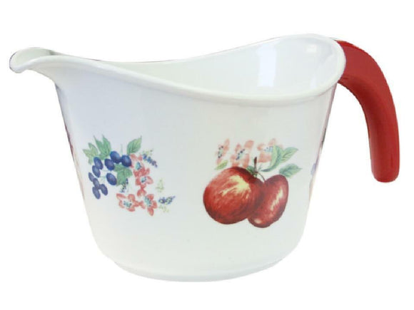 CORELLE 2-Qt CHUTNEY FRUIT Plastic BATTER Mixing BOWL & COVER