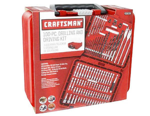 CRAFTSMAN Tools 100pc DRILL DRIVER & POWER BITS Set w/ CASE *Alloy Steel NEW