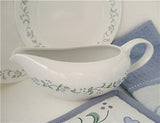 CORELLE 2 Cup GRAVY BOAT 9 x 4 x 3 1/4 *Very Thick Heavy PORCELAIN QUALITY Made