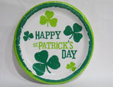 ST. PATRICKS DAY Lucky Shamrock Irish Party Supply Choose: DINNER or CAKE PLATES