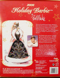 *NIB 2006 HOLIDAY BARBIE *Bob Mackie BLACK VELVET Embellished Gown Blonde Braid