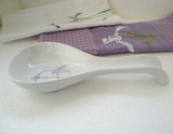 Corelle SPOON Utensil REST 8 3/4 x 4 *Very Thick Heavy PORCELAIN QUALITY Made