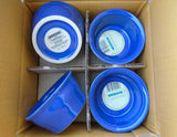 4-pk Corningware CREATIONS 7-oz RAMEKINS 4 1/4 Stoneware Bowls *SAPPHIRE BLUE