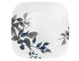 Corelle Square KYOTO NIGHT Dinner OR Lunch PLATE *Japanese Garden Blue Gray Leaf