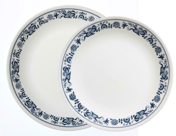 1 Corelle Livingware OLD TOWN BLUE Onion 10 1/4 DINNER or 8 1/2 LUNCH PLATE Navy