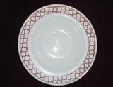 Corelle CRIMSON TRELLIS Wide Rim 28-oz Entree BOWL 11" Serving Pasta HOLIDAY RED